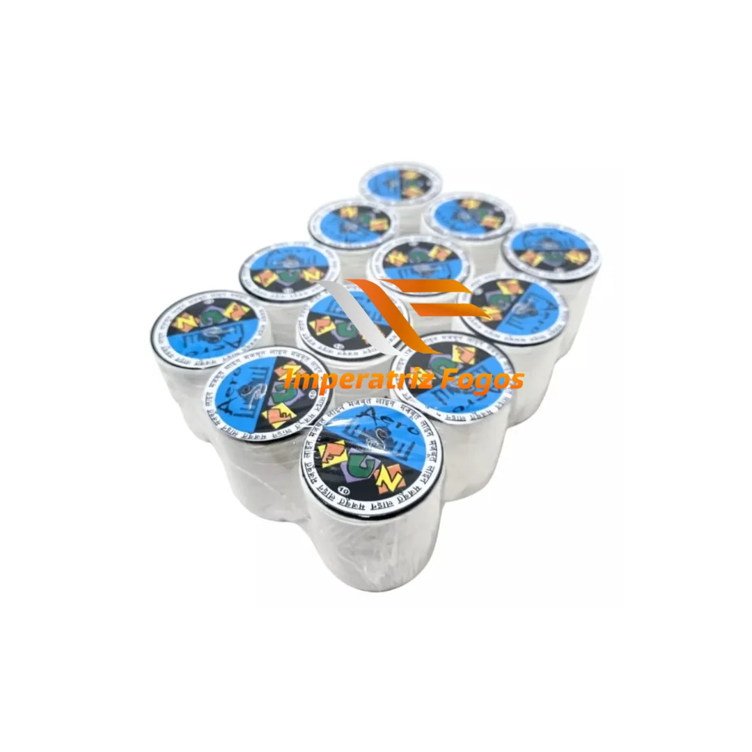 Linha Aero Fun Colorido 500 Jardas C/12 Unidades