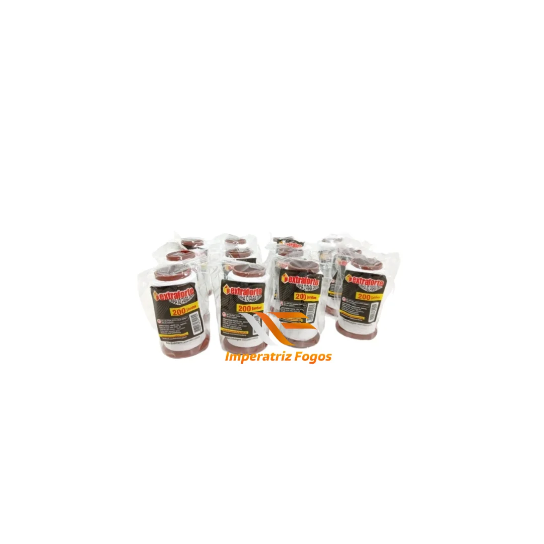 Linha Extra Forte 200 Jardas Fluorescente C/12 Unidades