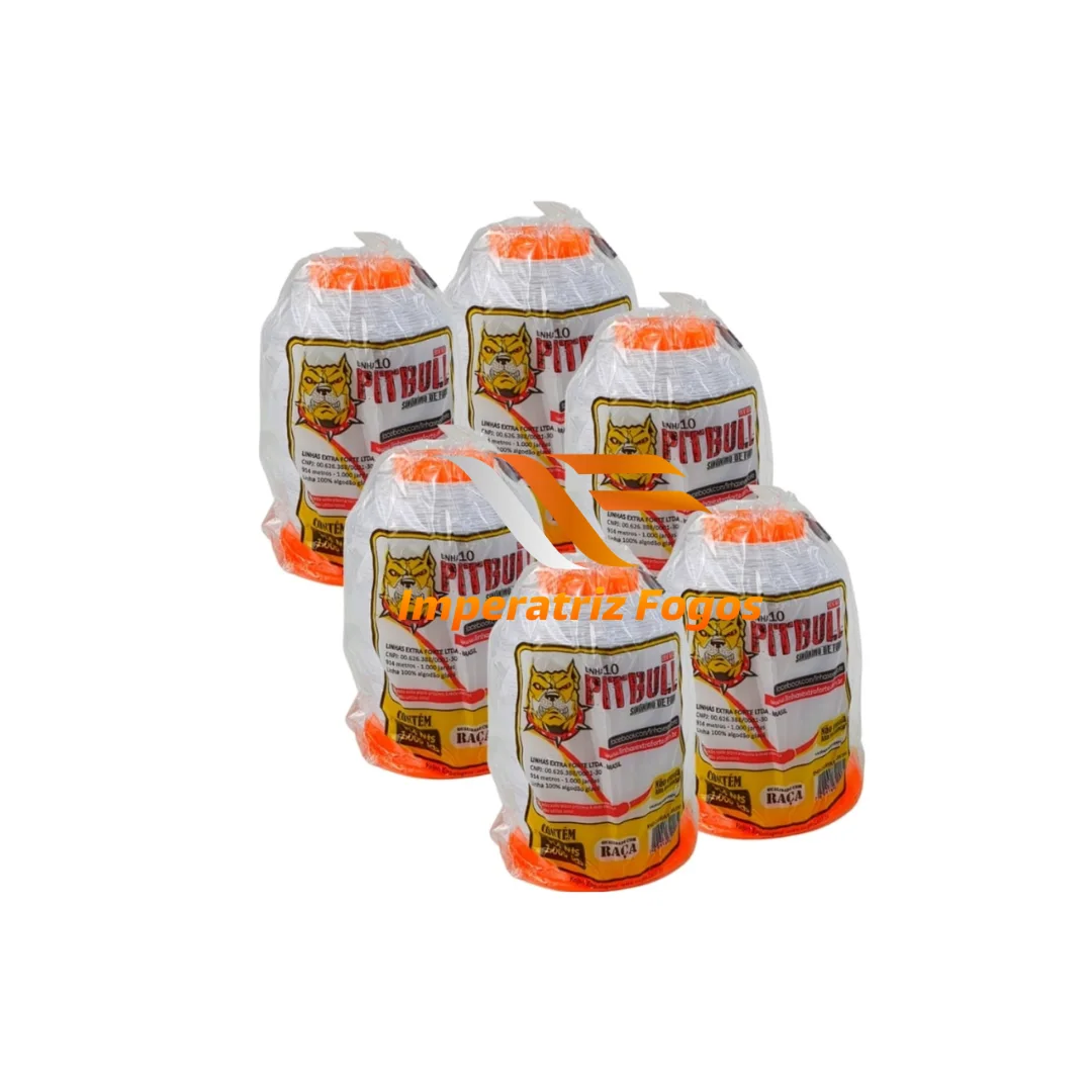 Linha Pitbull 1000 Jardas C/6 Unidades